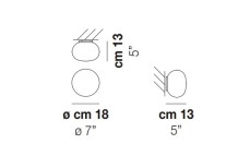 Світильник стельовий Lucciola Ø18