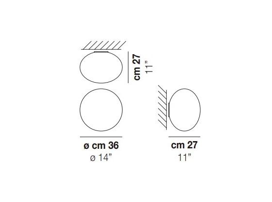 Потолочный светильник Lucciola Ø36