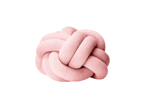 Подушка Knot, блідо-рожева