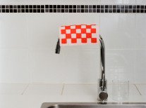 Губки для посуды, розовые