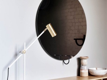 Настільна лампа Lektor, біла/латунь Настільна лампа Lektor, біла/латунь