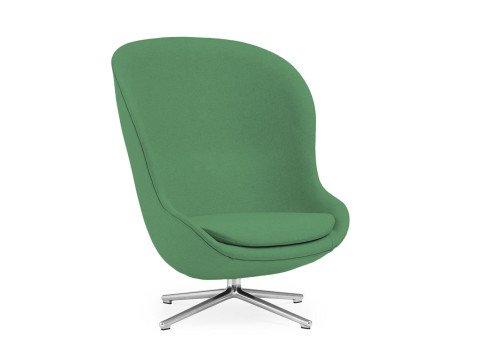 Лаундж крісло Hyg, високе, зелене