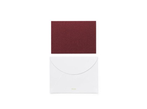 Открытка Dark Red Glitter, темно-красная