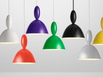 Светильник подвесной Mhy, красный