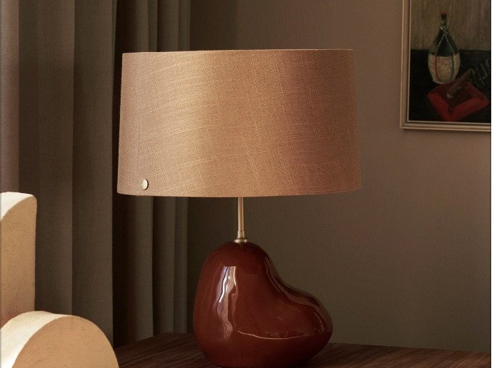 Абажур для настольной лампы Eclipse, короткий, карри