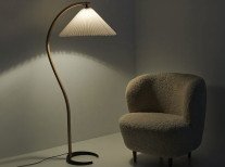 Торшер Timberline, дуб/білий Торшер Timberline, дуб/білий