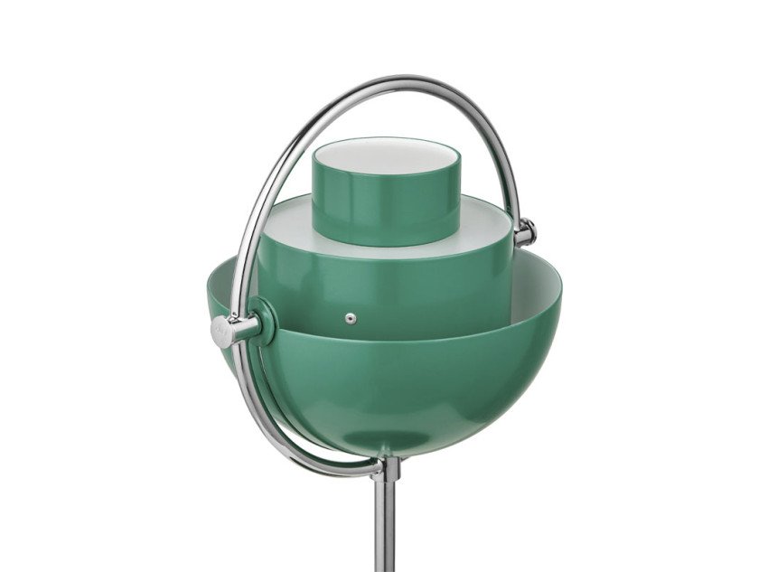 Портативная лампа Multi-lite, бирюзово-зеленая/хром