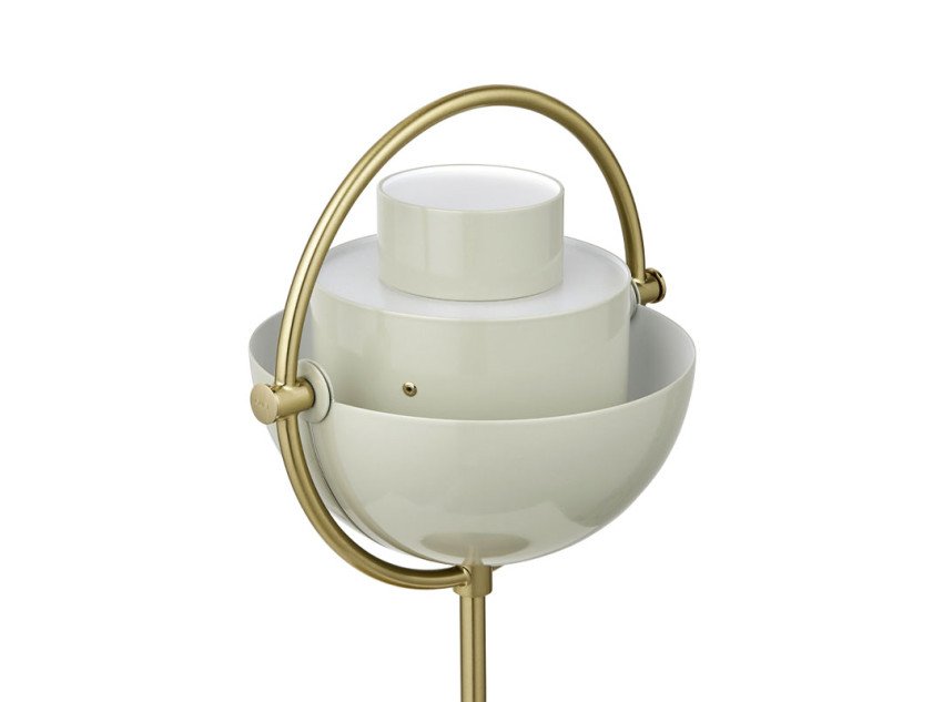 Портативная лампа Multi-lite, пастельно-серая/латунь