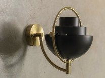 Настенный светильник Multi-lite, черный/латунь