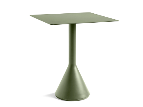 Кавовий стіл Palissade, 74 см/квадратний, олива