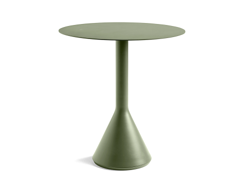 Кавовий стіл Palissade, Ø70/74 см, олива