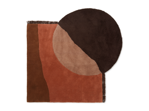 Килим View Tufted, 180/140, коричневий