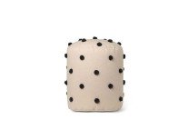 Пуф Dot Tufted, бежевый/черный Пуф Dot Tufted, бежевый/черный