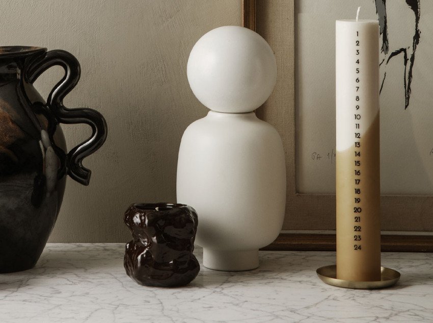 Піднос Basho, Round, золотий