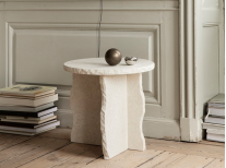 Кофейный столик Mineral Sculptural, мраморный Bianco Curia