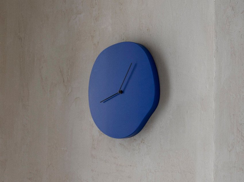 Часы Melt Wall Clock, голубые Часы Melt Wall Clock, голубые
