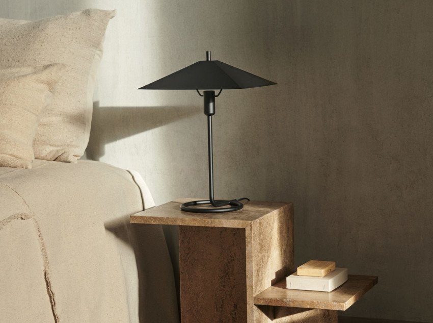 Настільна лампа Filo Square, чорна