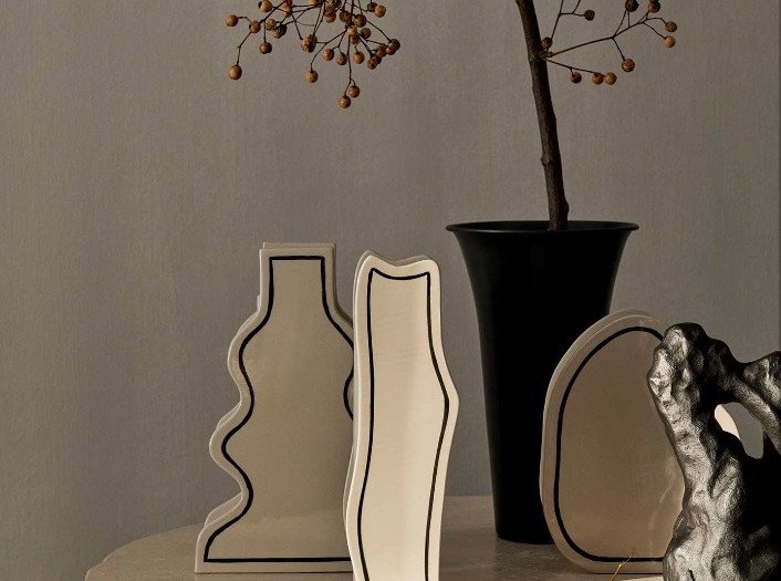 Ваза Paste, Rounded, біла