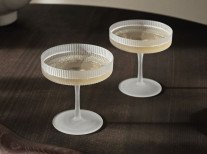 Набір келихів Ripple champagne, 2 шт, матові