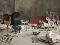 Набір келихів Ripple champagne, 2 шт, матові