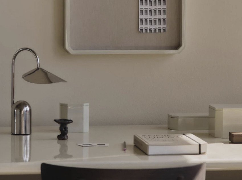 Портативная лампа Arum, нержавеющая сталь