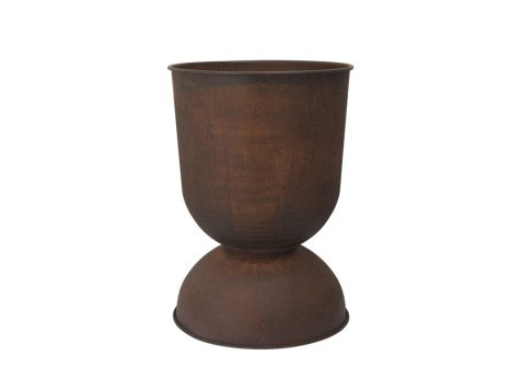 Кашпо Hourglass, Ø50, іржа Кашпо Hourglass, Ø50, іржа