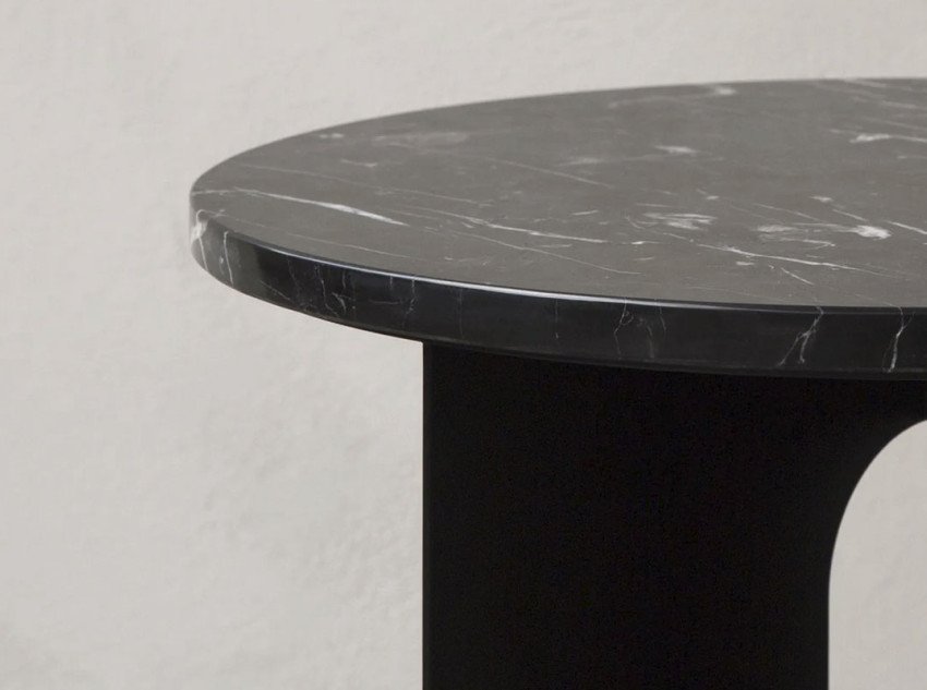 Стіл Androgyne, чорний/мармур Nero Marquina Стіл Androgyne, чорний/мармур Nero Marquina