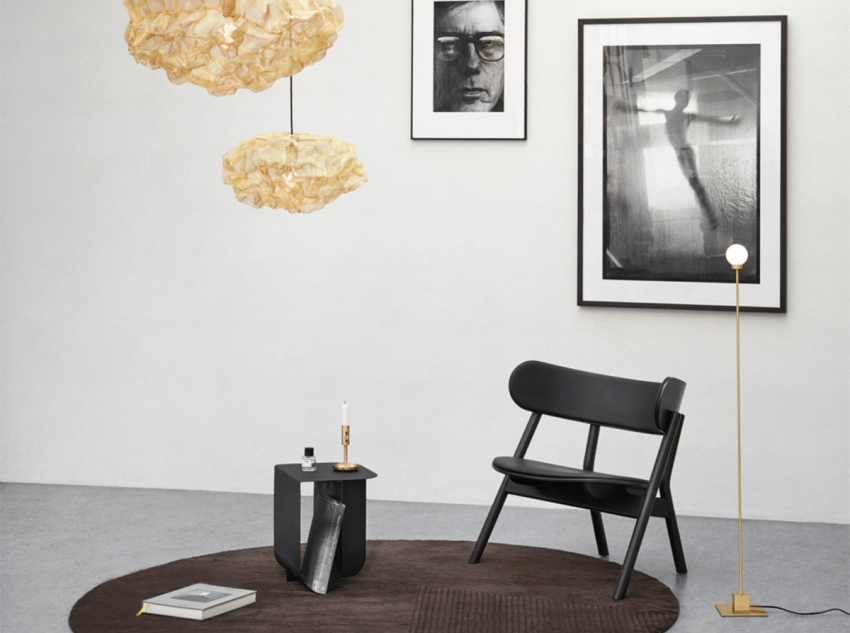 Торшер Snowball, срібний