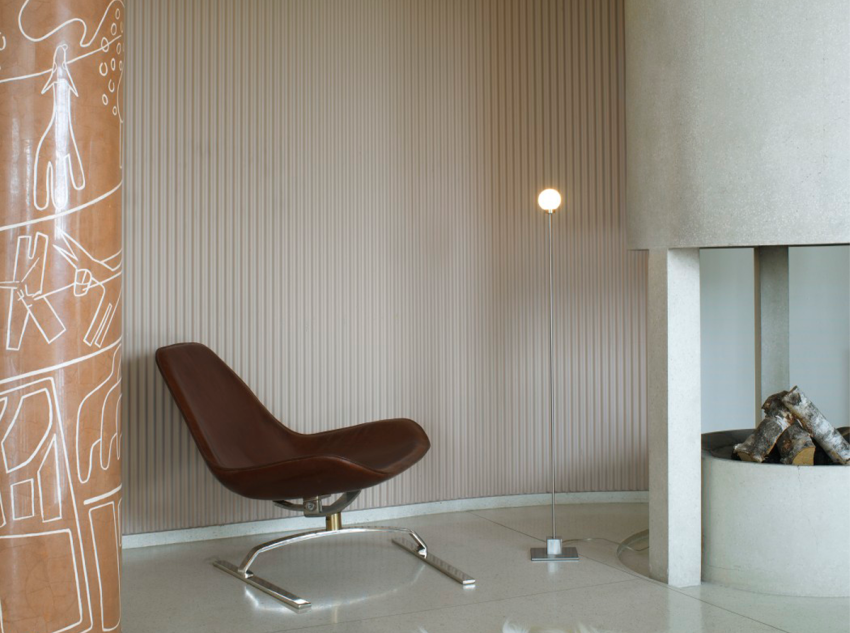 Торшер Snowball, срібний