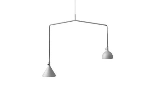 Светильник подвесной Cast Pendant, Shape 4, серый