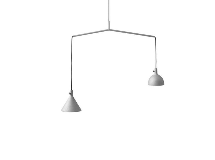 Светильник подвесной Cast Pendant, Shape 4, серый