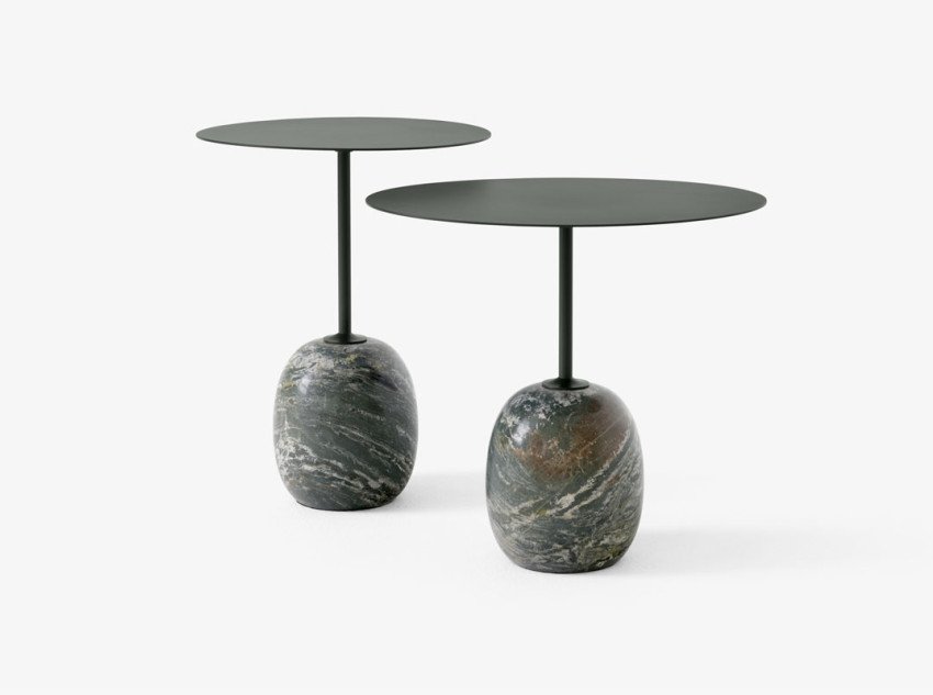 Cтол Lato LN8, темно-зеленый/мрамор Verde Alpi