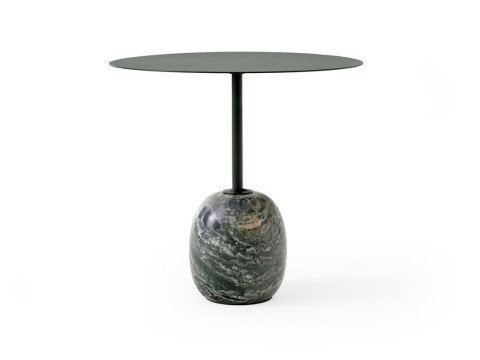 Cтіл Lato LN9, темно-зелений/мармур Verde Alpi