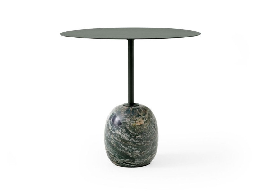 Стол Lato LN9, темно-зеленый/мрамор Verde Alpi