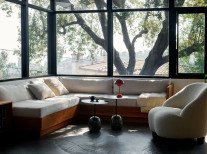 Стол Lato LN9, темно-зеленый/мрамор Verde Alpi