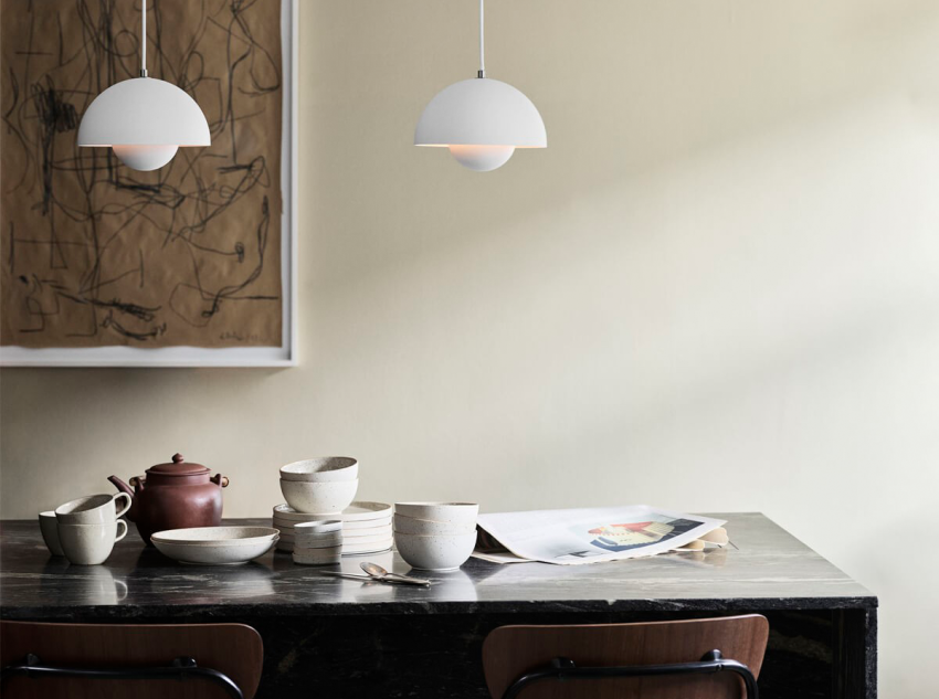 Світильник підвісний Flowerpot VP1, білий матовий