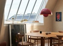 Светильник подвесной Flowerpot VP2, красный шафран