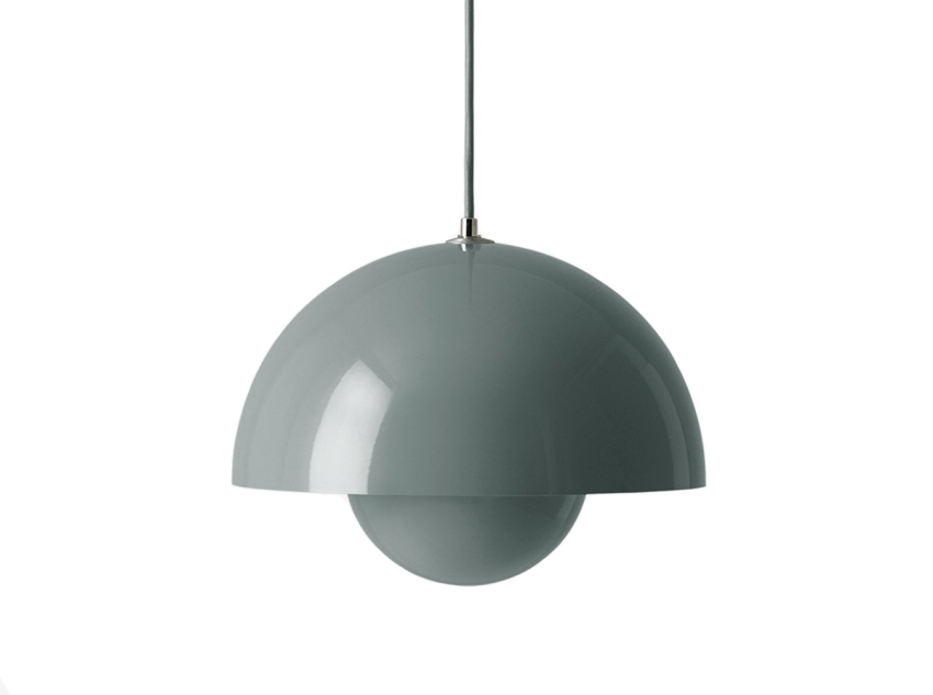 Світильник підвісний Flowerpot VP2, кам'яний блакитний