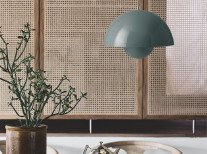 Світильник підвісний Flowerpot VP2, кам'яний блакитний