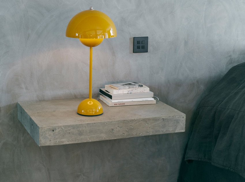 Настільна лампа Flowerpot VP3, гірчична