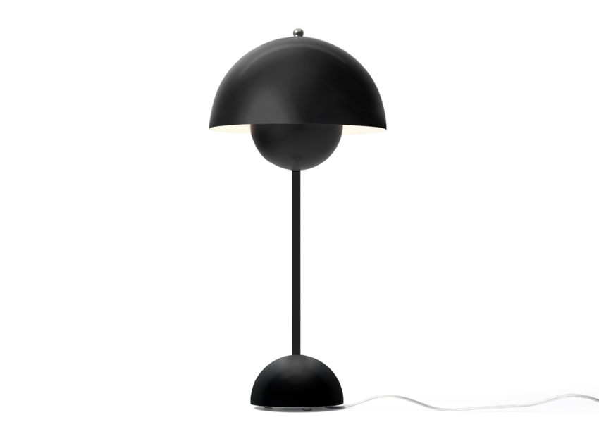 Настільна лампа Flowerpot VP3, чорна матова
