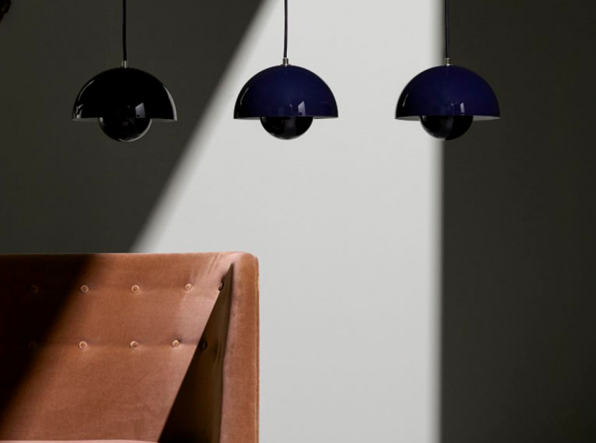 Светильник подвесной Flowerpot VP7, кобальтовый синий Светильник подвесной Flowerpot VP7, кобальтовый синий