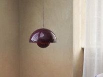 Світильник підвісний Flowerpot VP7, темно-сливовий