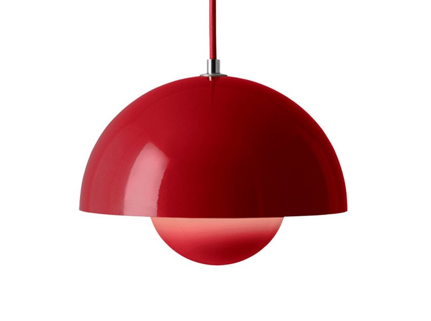 Светильник подвесной Flowerpot VP7, красный шафран Светильник подвесной Flowerpot VP7, красный шафран