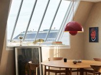 Светильник подвесной Flowerpot VP7, красный шафран Светильник подвесной Flowerpot VP7, красный шафран