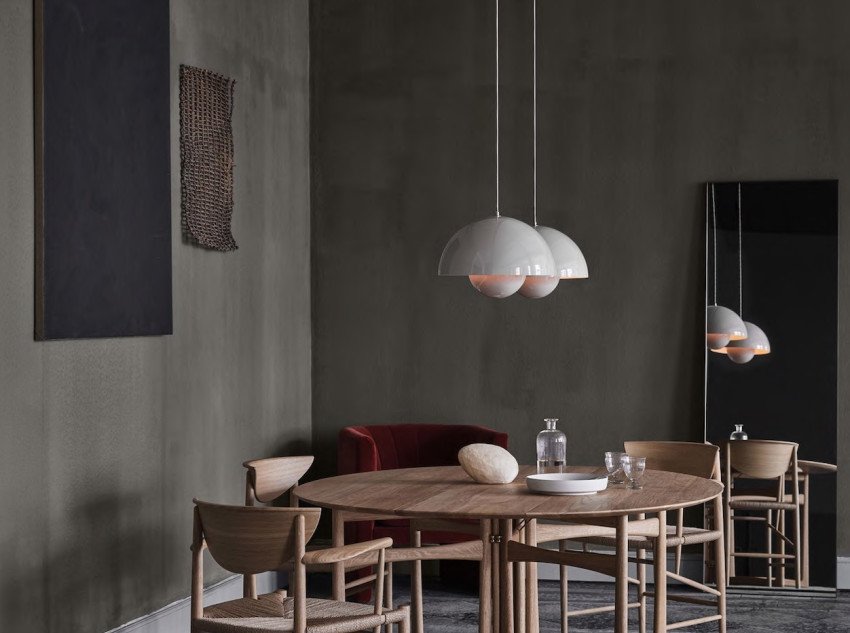 Світильник підвісний Flowerpot VP7, бежевий