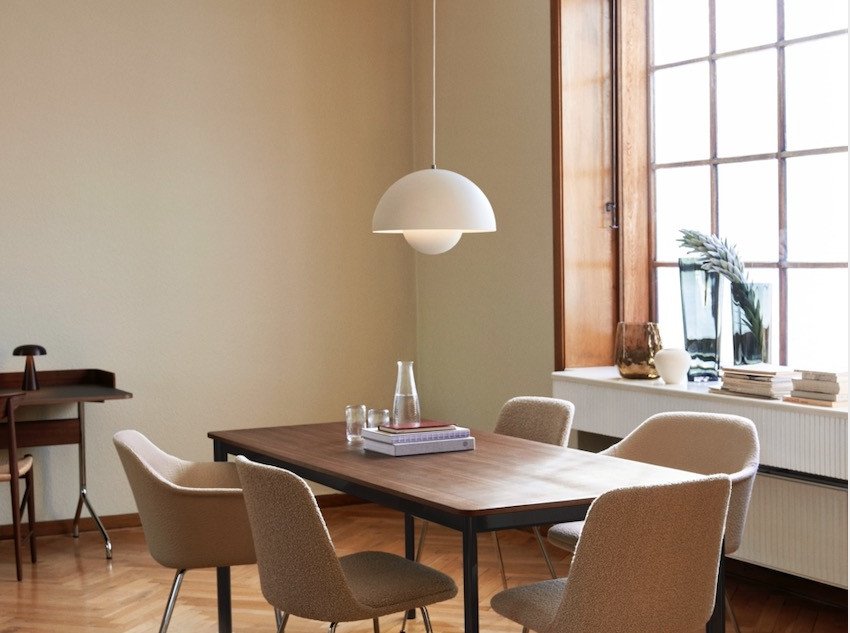 Світильник підвісний Flowerpot VP7, білий матовий