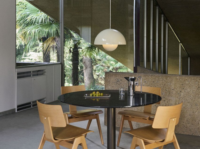 Светильник подвесной Flowerpot VP7, стальной синий