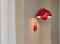 Настенный светильник Flowerpot VP8, красный шафран