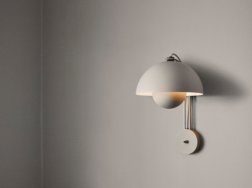 Настінний світильник Flowerpot VP8, гірчичний Настінний світильник Flowerpot VP8, гірчичний